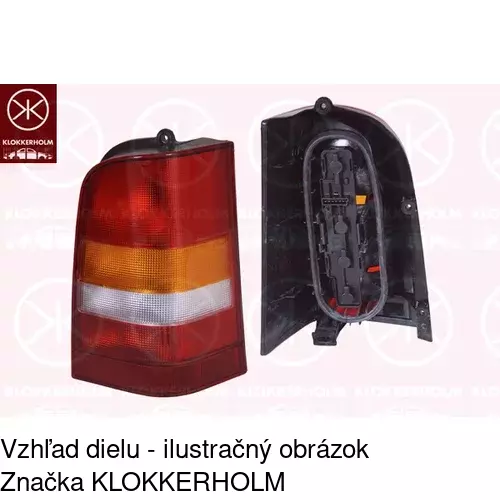 Zadné svetlo 501288-E /POLCAR/ - obr. 1