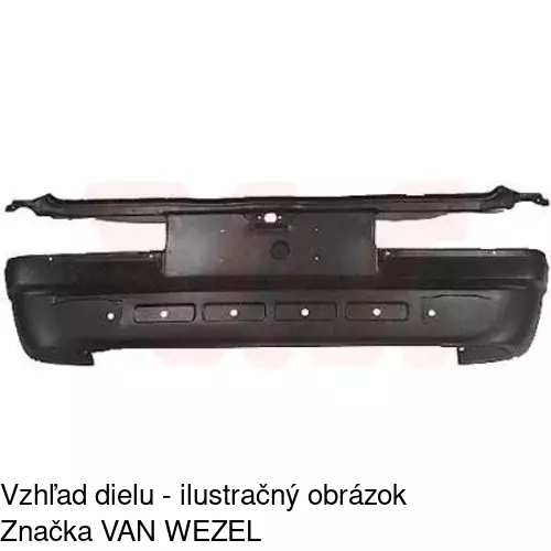 Zadné čelo 501390 /POLCAR/ - obr. 1