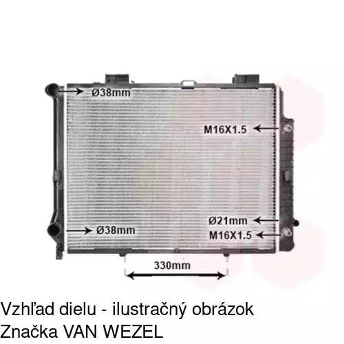 Chladiče vody 501508 /POLCAR/ - obr. 3