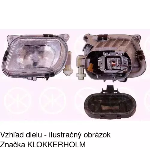 Hmlové svetlo - predné 501529-E /POLCAR/ - obr. 1