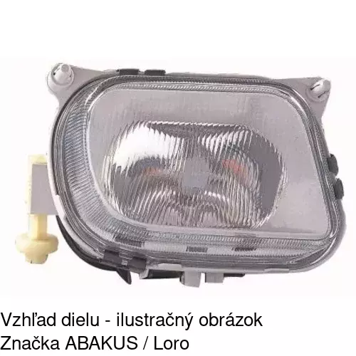 Hmlové svetlo - predné 5015290E /POLCAR/ - obr. 2