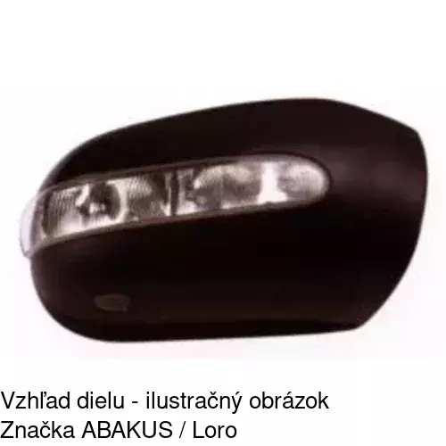 Rám vonkajšieho zrkadla 501654PM /POLCAR/ - obr. 2