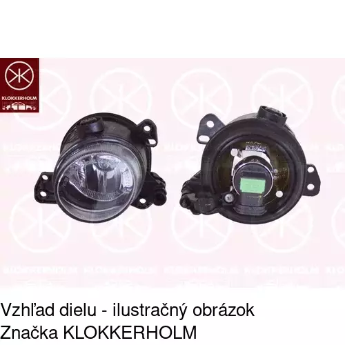 Hmlové svetlo - predné 501829-U /POLCAR/ - obr. 1