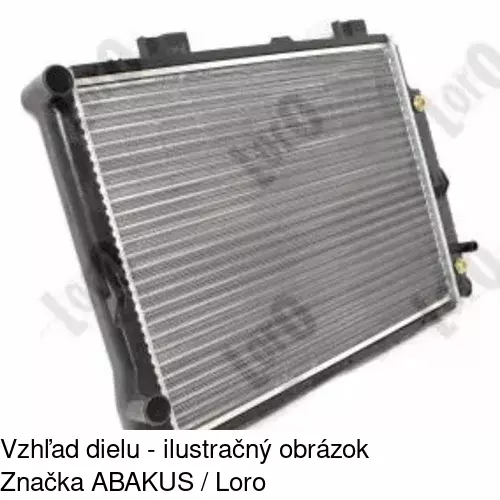 Chladiče vody 502108-2 /POLCAR/ - obr. 2