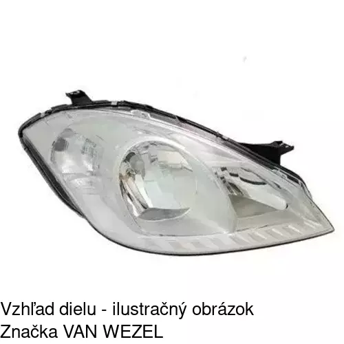 Hlavný reflektor 502110-U /POLCAR/ - obr. 5