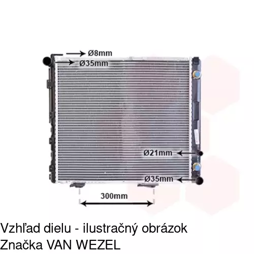 Chladiče vody 502408-3 /POLCAR/ - obr. 4