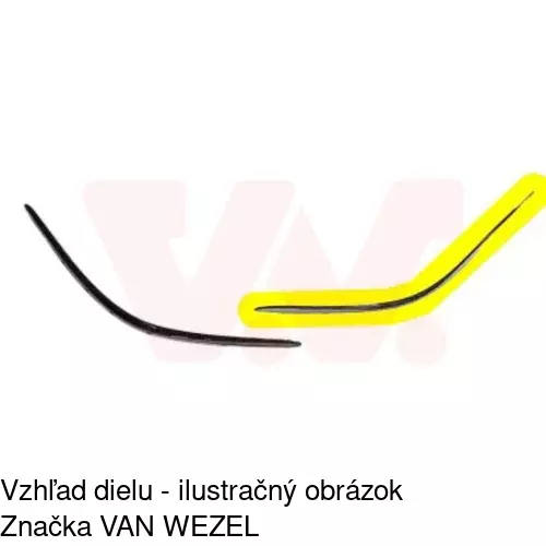Lišta nárazníka 502507-5 /POLCAR/