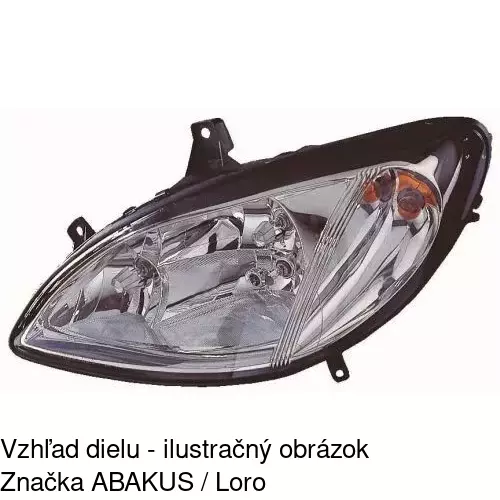 Hlavný reflektor 5040101E /POLCAR/ - obr. 4