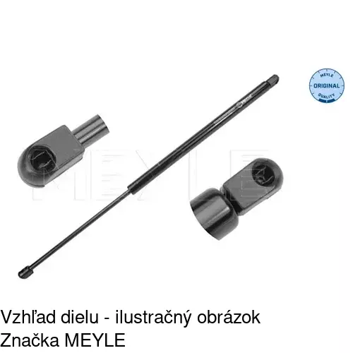 Plynová pružina 5040AB1 /POLCAR/ - obr. 2