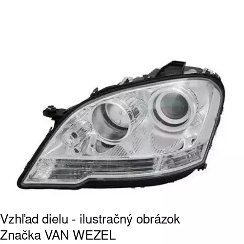 Hlavný reflektor 5045092E /POLCAR/ - obr. 2