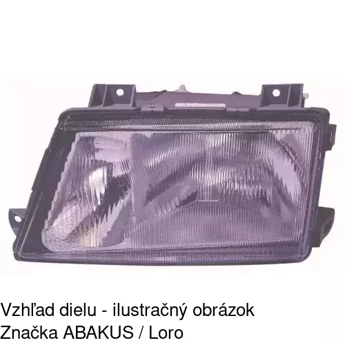 Hlavný reflektor 5062105E /POLCAR/ - obr. 4