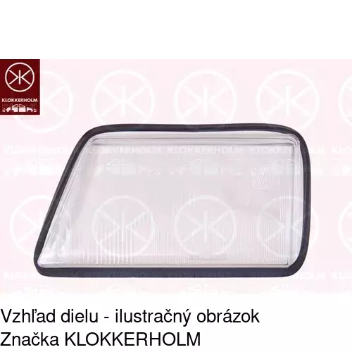 Sklo reflektora 5062120E /POLCAR/ - obr. 2