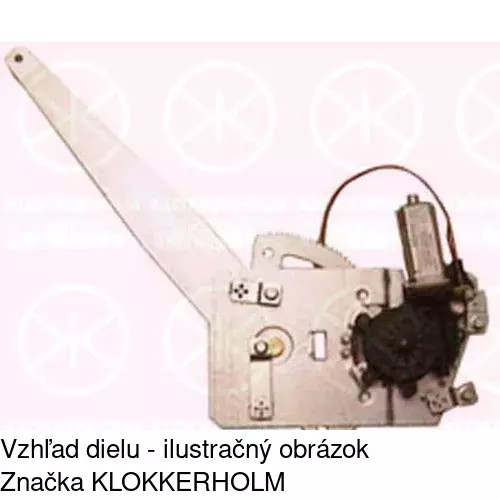 Elektrický mechanizmus okna dverí POLCAR 5062PSE2