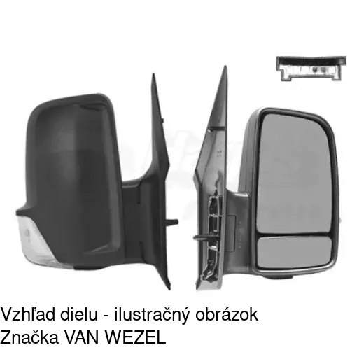 Vonkajšie zrkadlo 5065524M /POLCAR/ - obr. 5