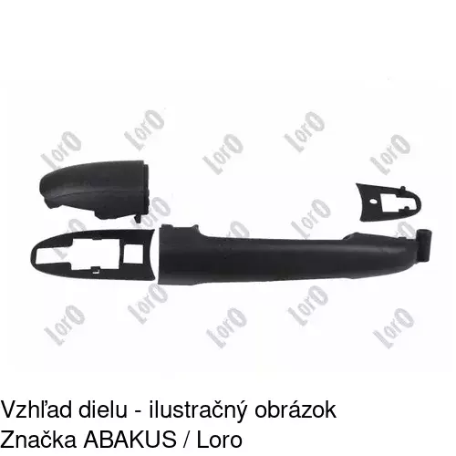 Vnútorná kľučka 5065Z-43 /POLCAR/ - obr. 1