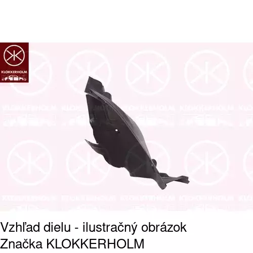 Podblatník (plast) 5070FL2T /POLCAR/
