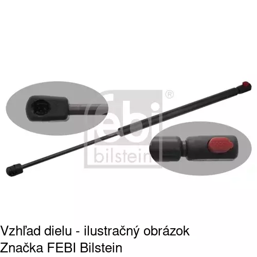 Plynová pružina 5071AS /POLCAR/ - obr. 1