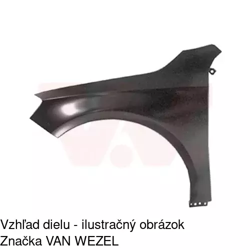 Predný blatník 50C101 /POLCAR/ - obr. 1