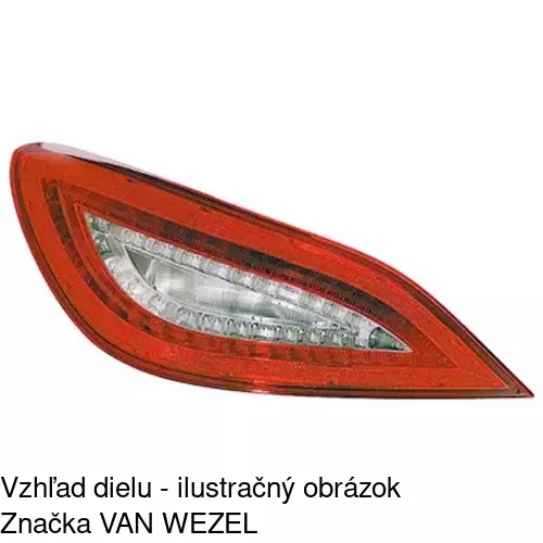 Zadné svetlo 50G187-U /POLCAR/ - obr. 1
