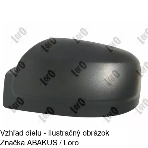 Rám vonkajšieho zrkadla 50N154TM /POLCAR/ - obr. 4