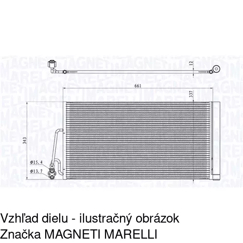 Chladiče klimatizácie 5102K8C1S /POLCAR/