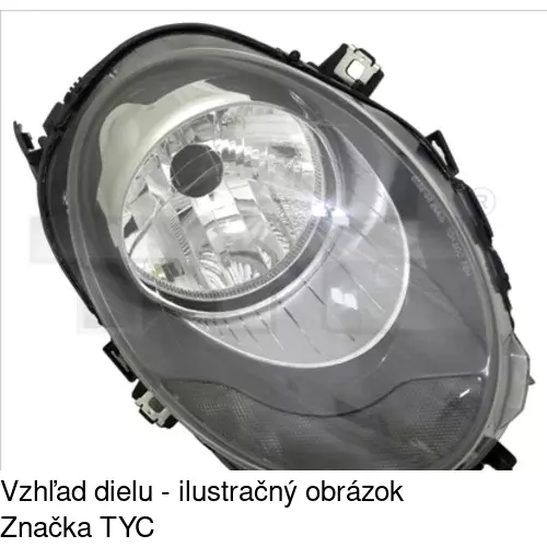 Hlavný reflektor POLCAR 51B1103V