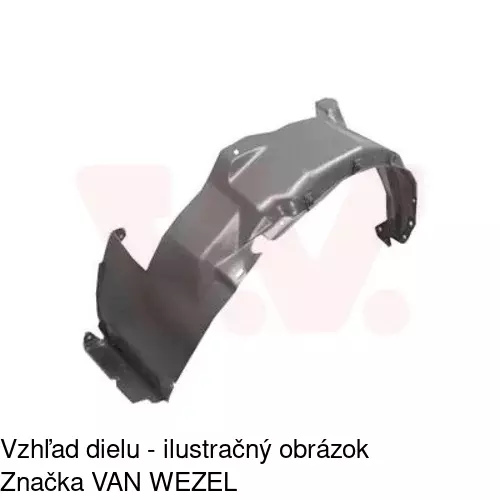 Podblatník (plast) 5211FL1T /POLCAR/ - obr. 1