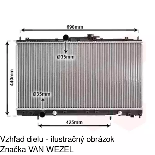 Chladiče vody 522208-2 /POLCAR/ - obr. 2