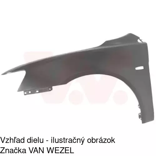 Predný blatník 523401 /POLCAR/ - obr. 2
