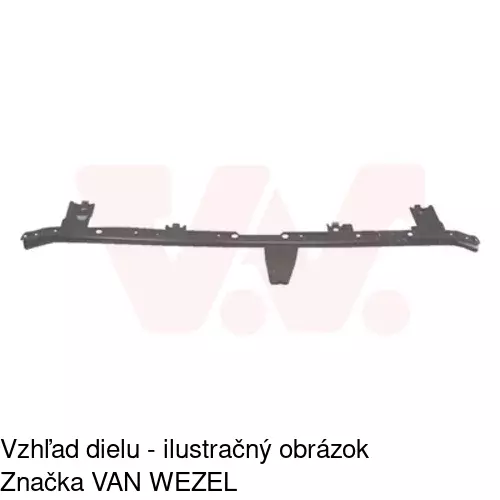 Výstuha nárazníka 523407-3 /POLCAR/ - obr. 1