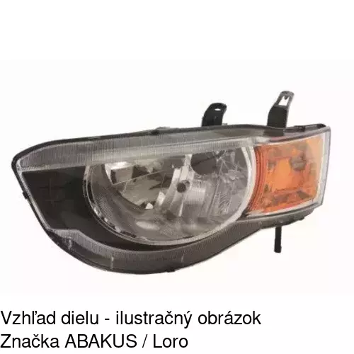 Hlavný reflektor 524210-E /POLCAR/ - obr. 3