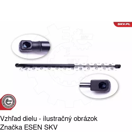 Plynová pružina 5260ABD /POLCAR/ - obr. 5