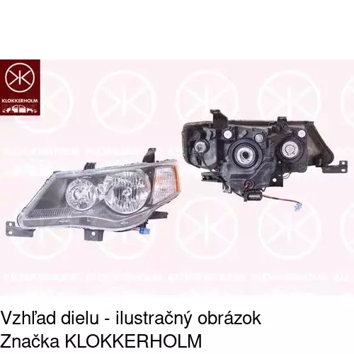 Hlavný reflektor 526609-E /POLCAR/ - obr. 1