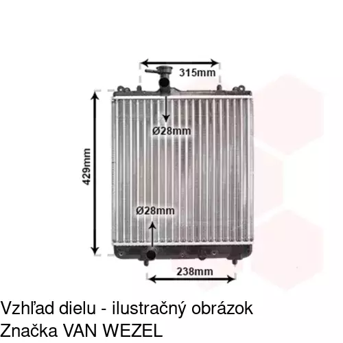 Chladiče vody 550308-1 /POLCAR/ - obr. 4
