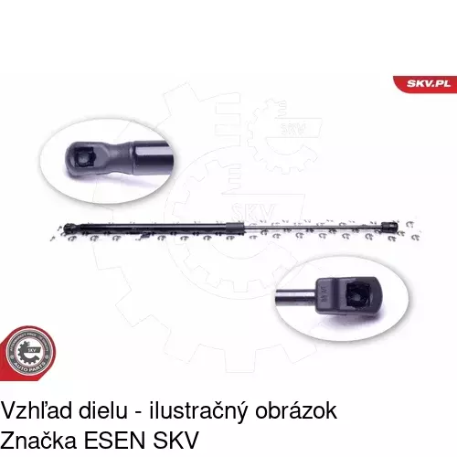 Plynová pružina 5507AB1 /POLCAR/ - obr. 4