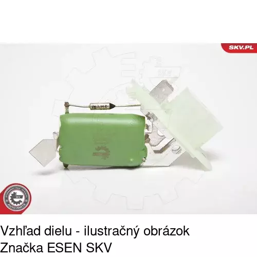 Ovládače klimatizácie 5507KST-1 /POLCAR/ - obr. 4