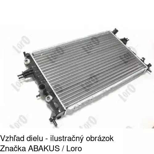 Chladiče vody 550808A4 /POLCAR/ - obr. 1