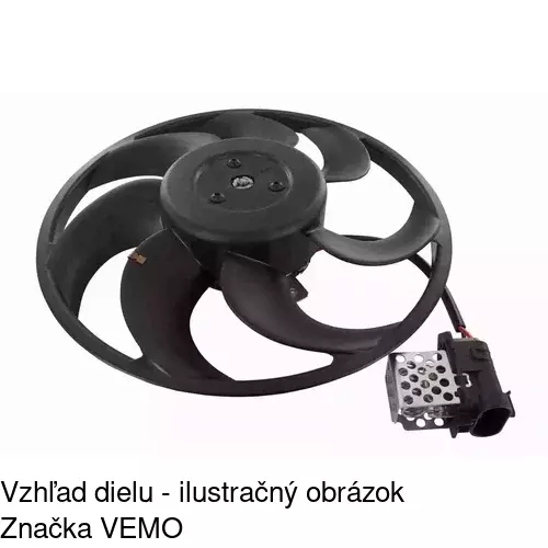 Ventilátor bez krytu / podpery 550823U1 /POLCAR/ - obr. 1