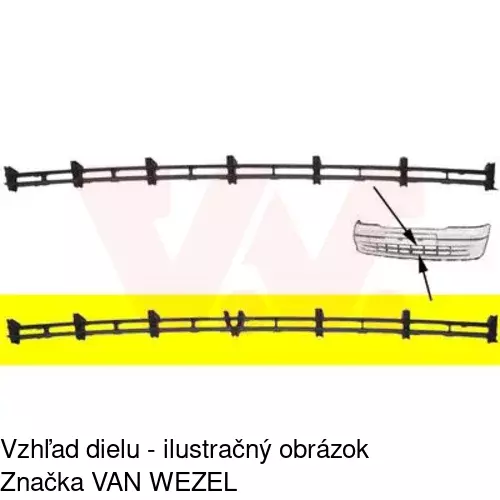 Kryt v nárazníku 550827-4 /POLCAR/ - obr. 1