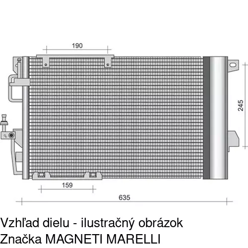 Chladiče klimatizácie 5508K8C3 /POLCAR/ - obr. 4