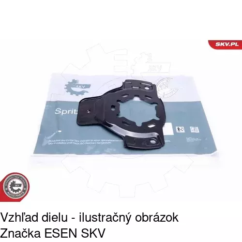 Brzdovy štít 5508OT10 /POLCAR/ - obr. 3