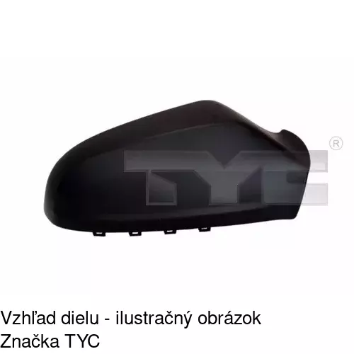 Rám vonkajšieho zrkadla 550955TE /POLCAR/ - obr. 2