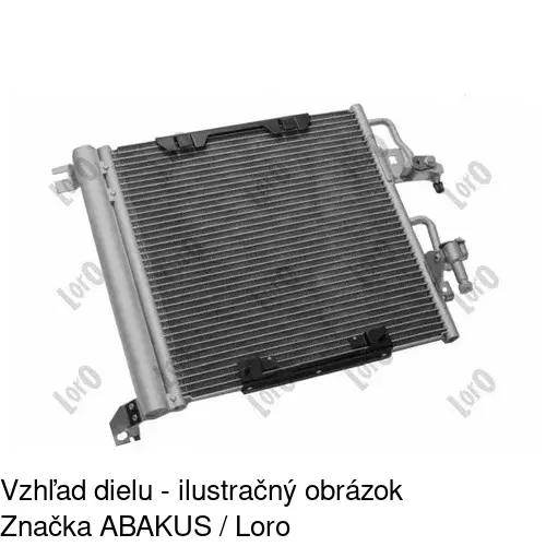 Chladiče klimatizácie 5509K8C4 /POLCAR/ - obr. 4