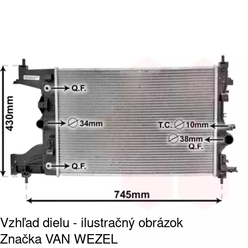 Chladiče vody 551108-4 /POLCAR/ - obr. 1