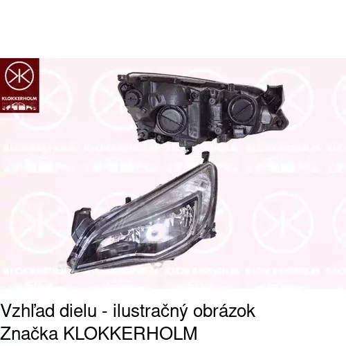 Hlavný reflektor 5511092H /POLCAR/ - obr. 1