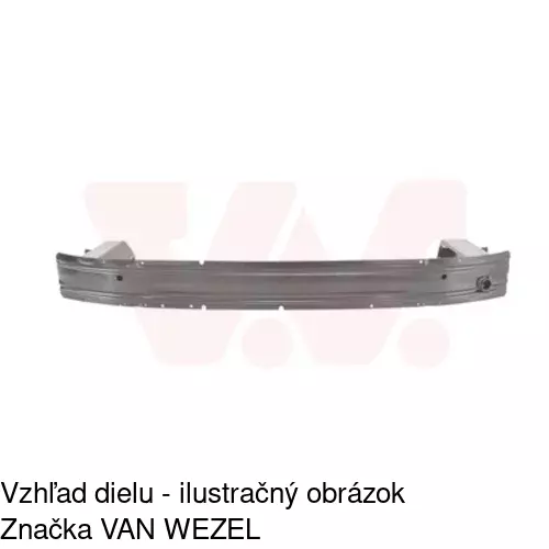 Dolný nosník predného čela 551134 /POLCAR/ - obr. 1