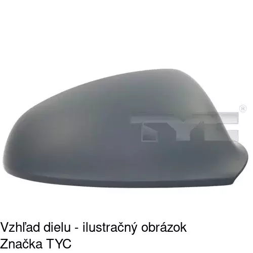 Rám vonkajšieho zrkadla 551155PE /POLCAR/ - obr. 1