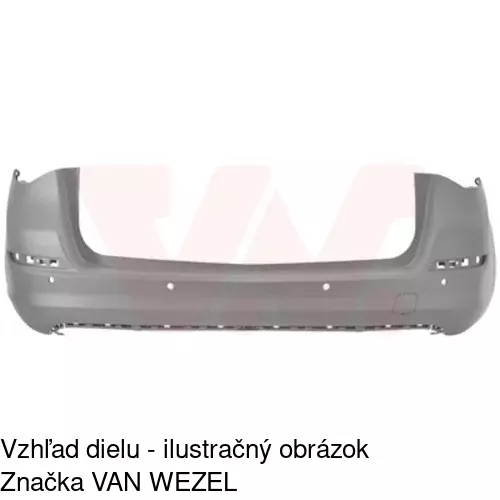 Zadný nárazník POLCAR 551196-4