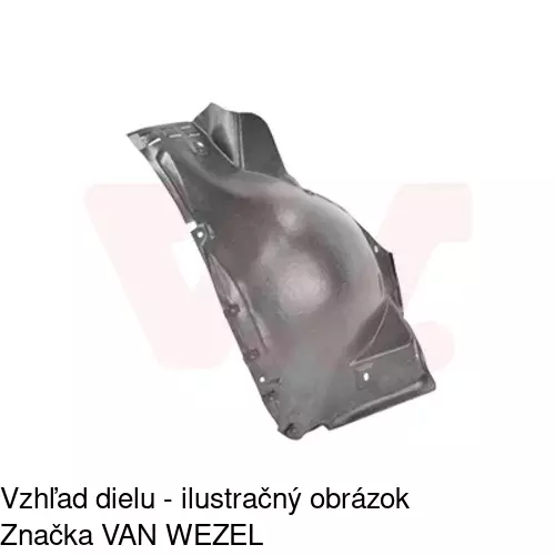 Podblatník (plast) POLCAR 5511FL2Q