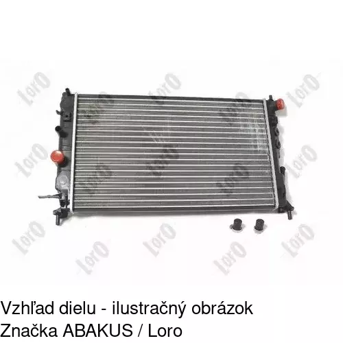 Chladiče vody 551608A6 /POLCAR/ - obr. 3